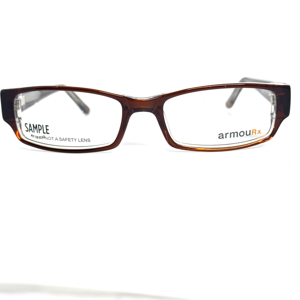 ARMOURZX 7014 BRN 51-18-135 Dark Brown Metal‎ Full Rim Eyeglasses Frame H17057